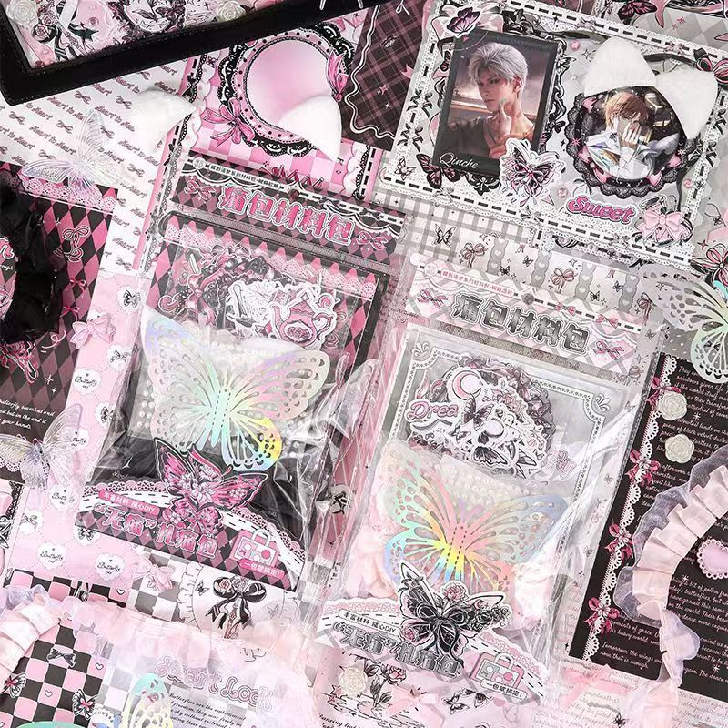 Big Collection Ita Bag Decoration Kit Material Stickers Paper Material ...