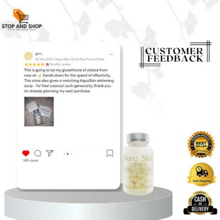 aquaskin glutathione review Aqua Skin Veniscy 286 Trina Pico Absorption Injection, 286mg, Packaging Type: Box at  11495/box in Bengaluru LEGIT Aqua Skin Glutathione 