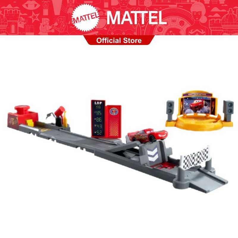 Mattel Disney Pixar Cars Lightning Mcqueen Piston Cup Launching Playset ...