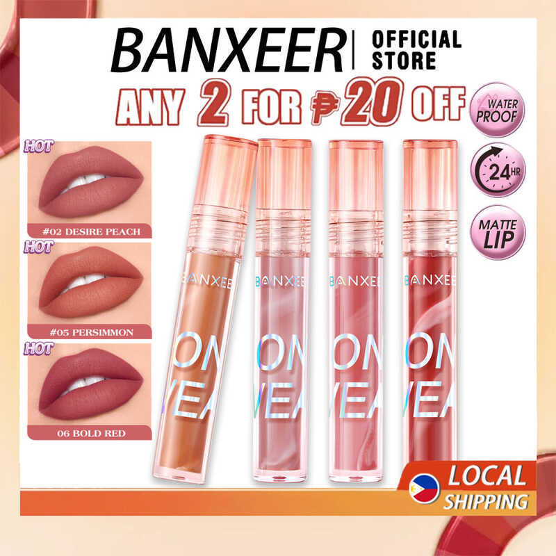 BANXEER Gloss Matte Waterproof Long Lasting Sexy Non-Stick Cup Lip ...