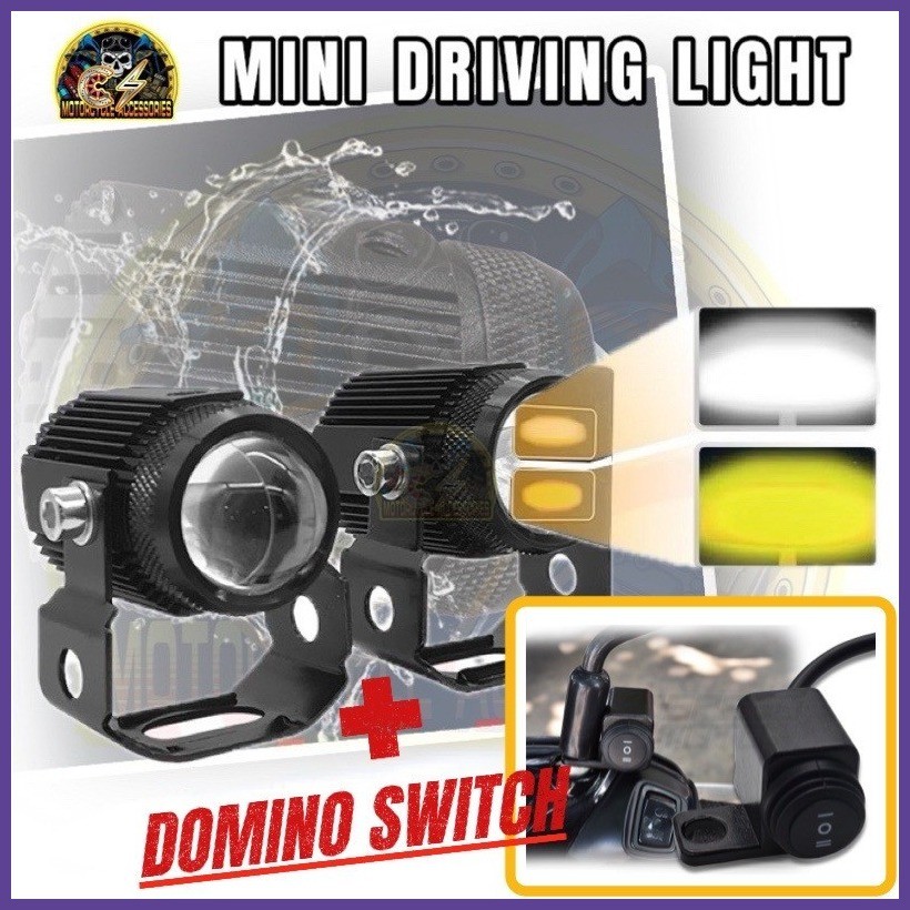 affordable CS Motorcycle MDL Mini Driving Light With 3 Way Domino ...