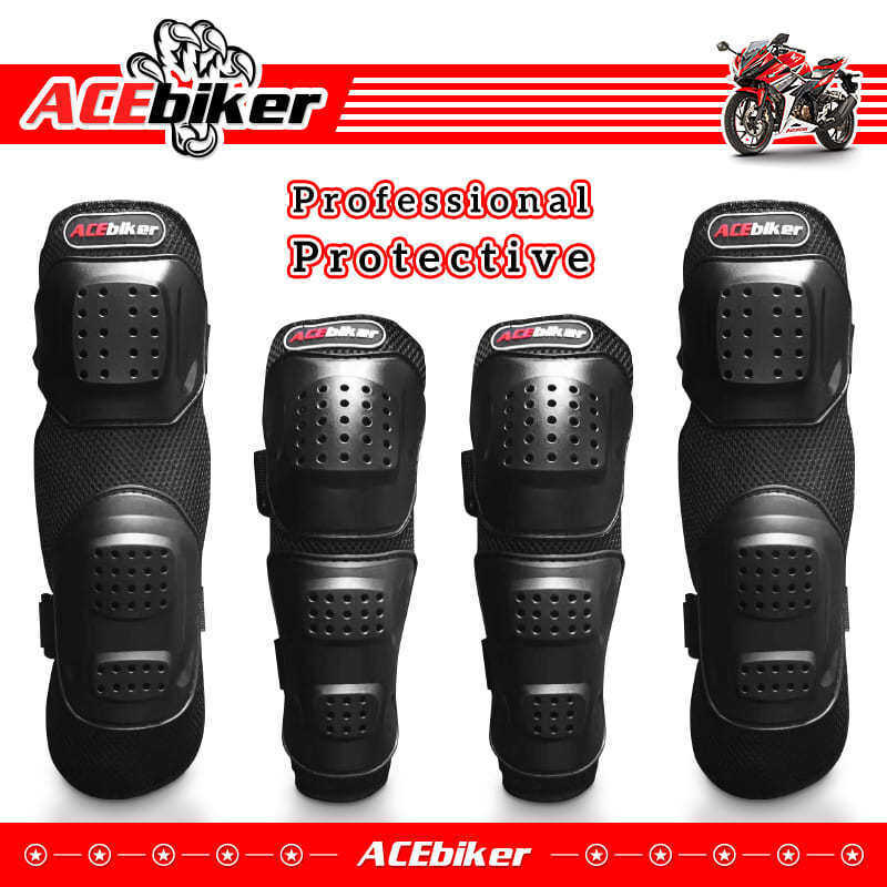 Acebiker Ace-24 Professional Motorcycle Racing Standard Knee And Elbow ...