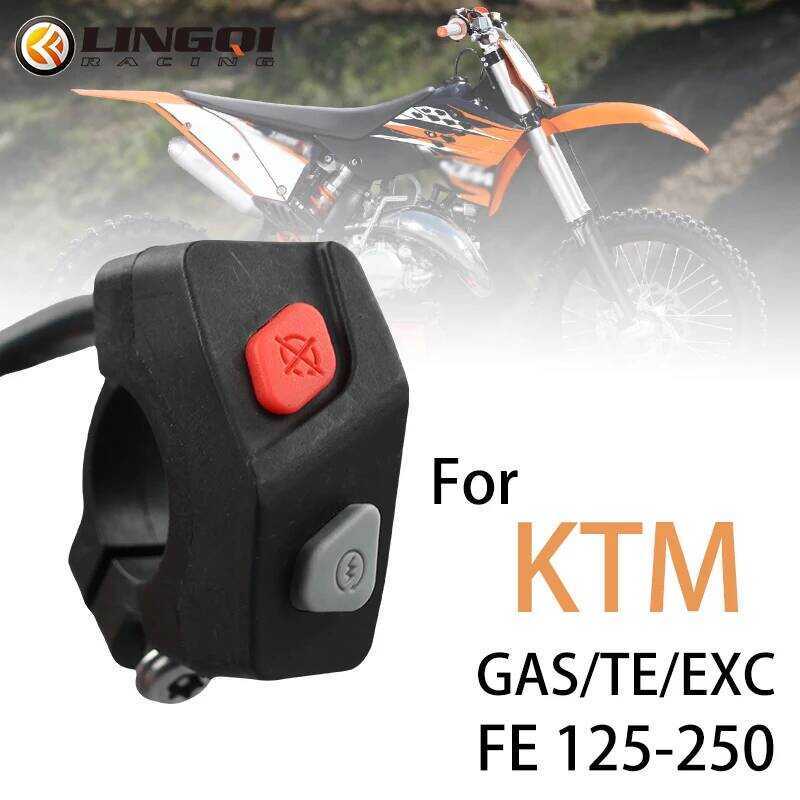 LINGQI Mm RACING Motorcycle Flameout Starter Stop Switch On Off Push ...