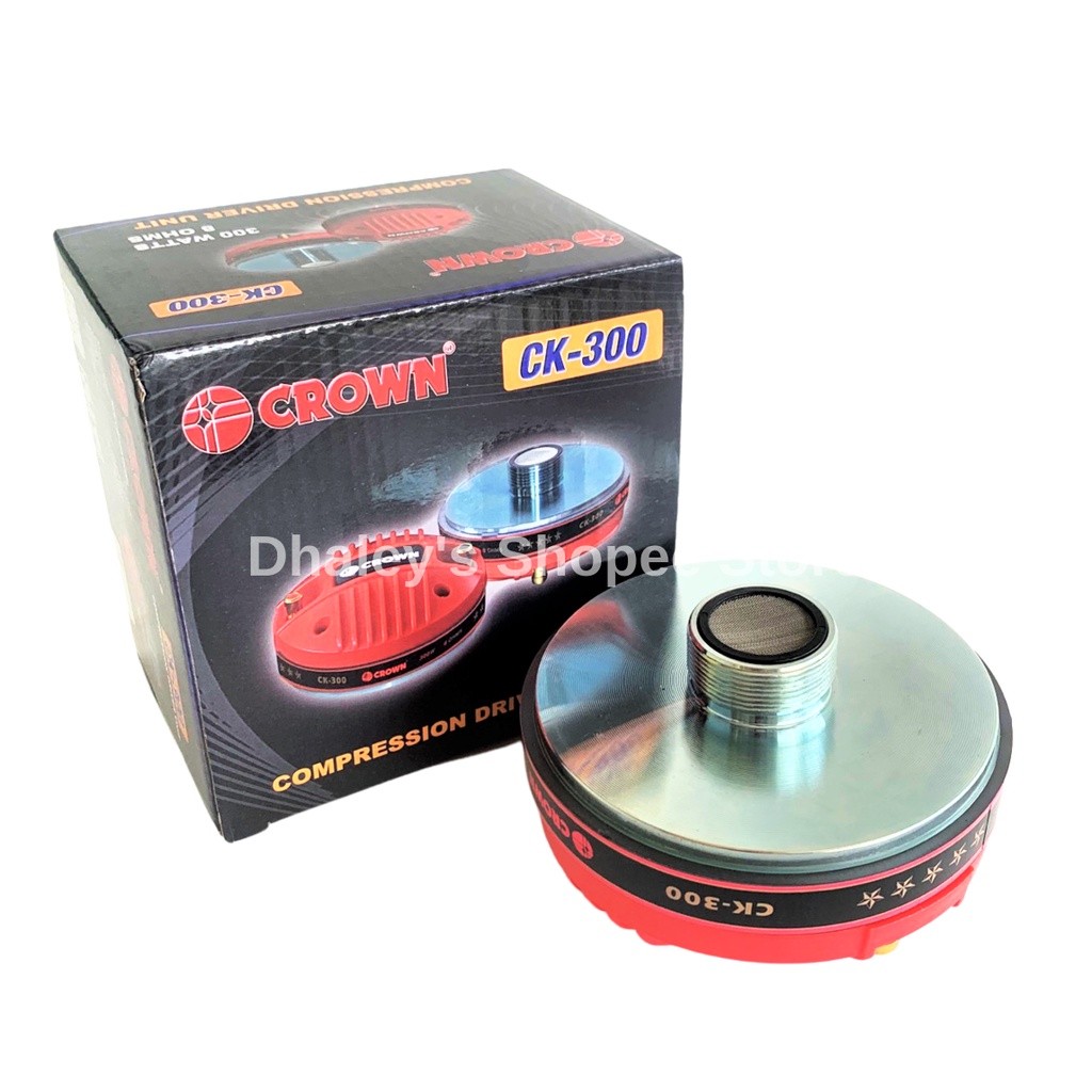 1pc. Crown CK-300 Compression Driver Unit 300watts 8ohms Tweeter Driver ...