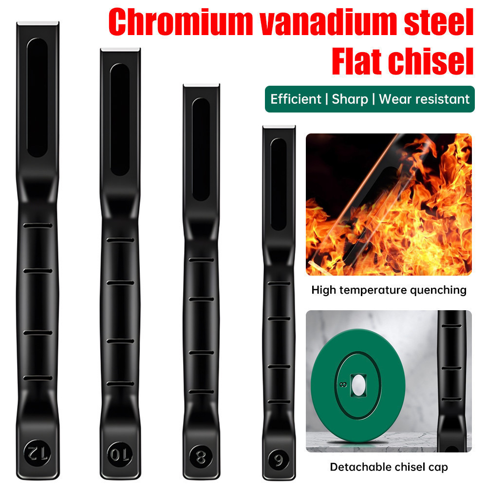8/10 Inch Chisel Concrete Tool Flat Chisel Head Masonry Cement Stone ...