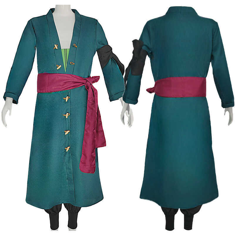 【COD】 One Piece Cosplay Costume Zoro Set Wano Country Zoro Two Years ...