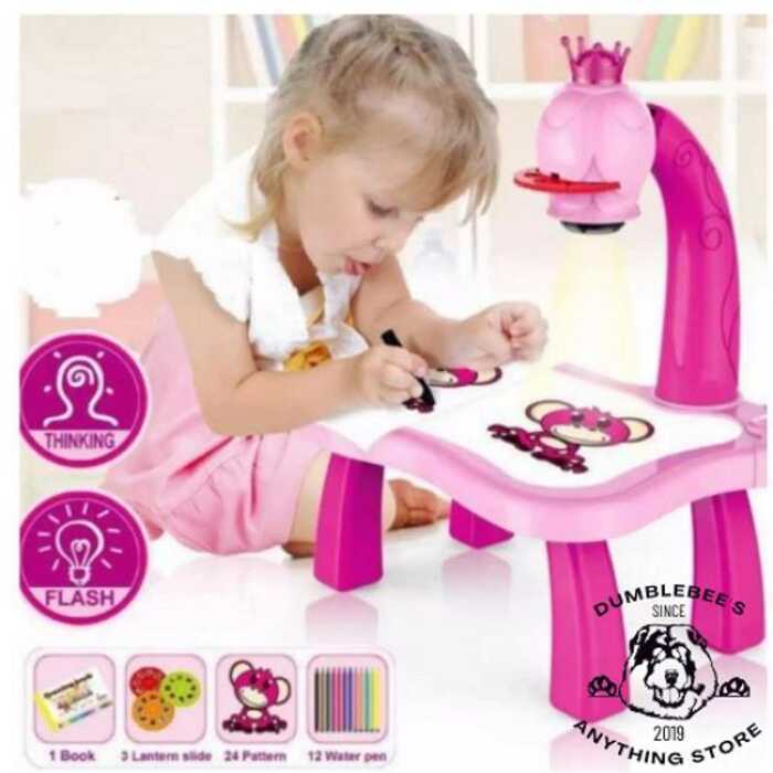 Led Projector Art Drawing Table Children Painting Board Desk Arts And ...