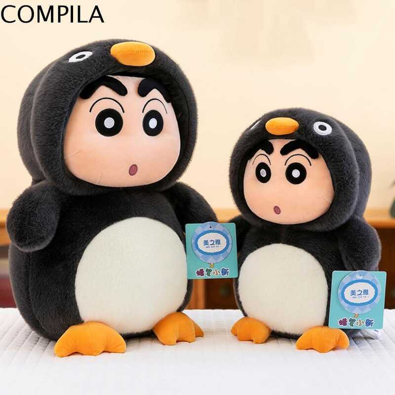 PP COMPILA Cotton Crayon Shin Chan Plush Toys Cos Penguin Cute Shin ...
