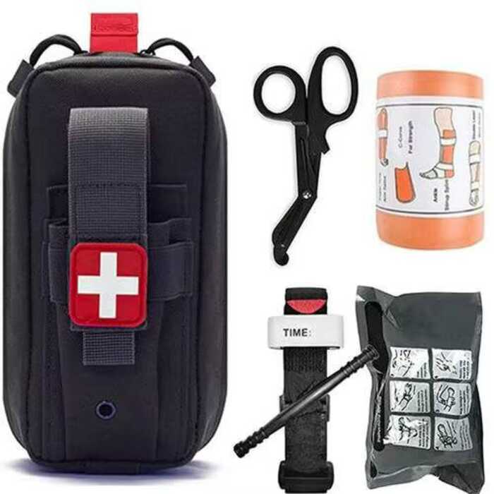 Camping and Hiking Emergency Camping Survival Kit SOS Tactical First ...