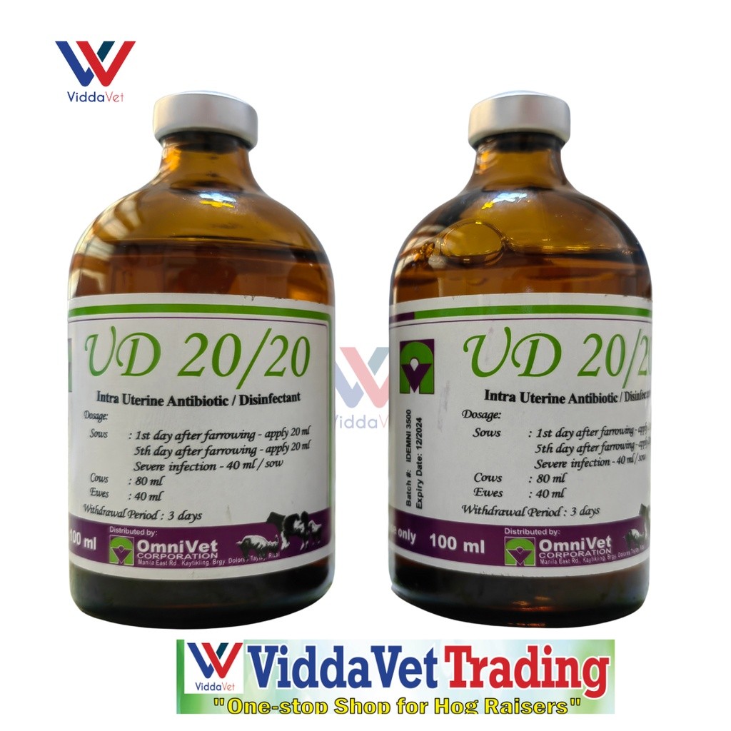 Viddavet 100 ml UD 20/20 Intra-uterine Imported Anti biotic ...