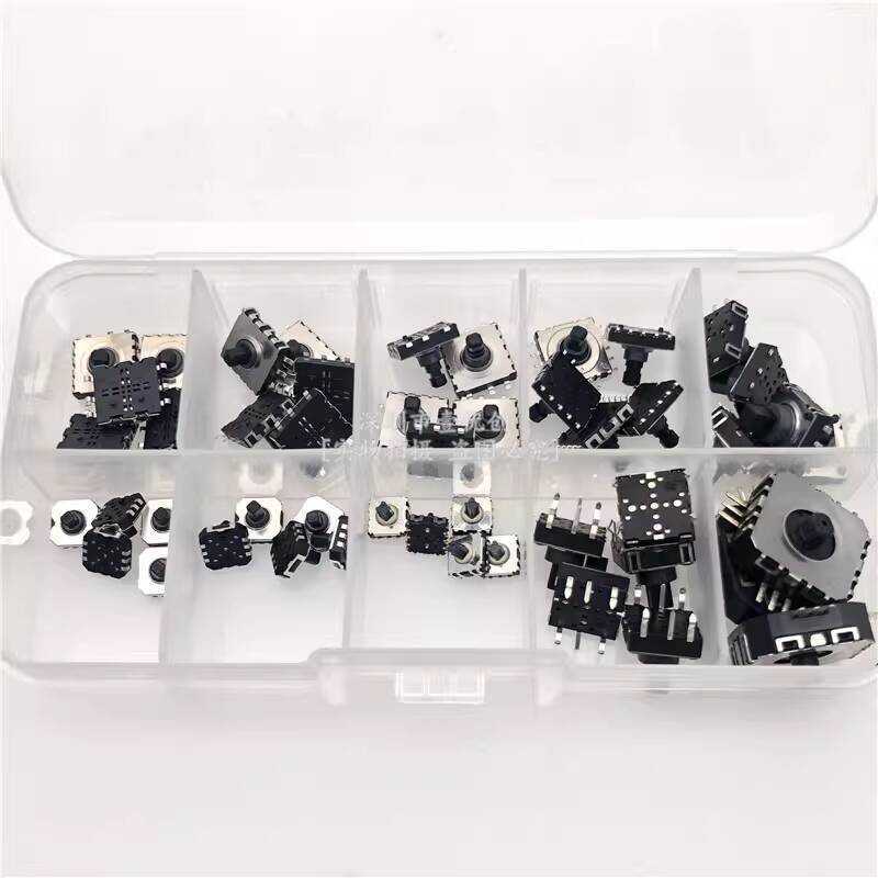10 Types 48 Pieces Multi-Function Five-Way Switch 10*10 SMD 10*9 DIP ...