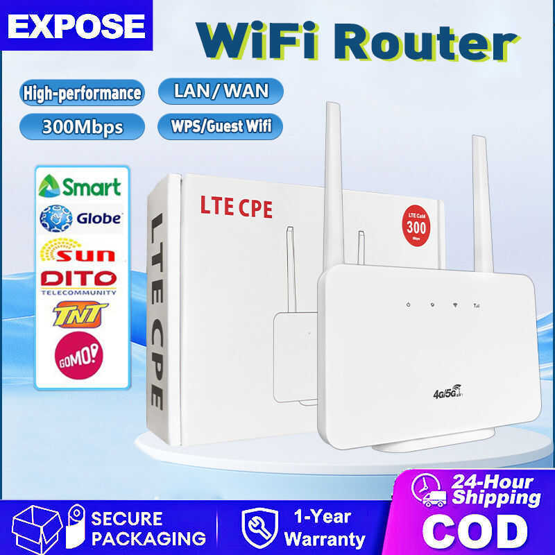 Router 300Mbps 4G Wi-Fi Mobile Direct SIM Modem Hotspot Unlimited Easy ...