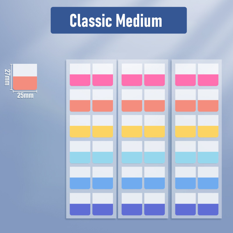 GOODAY Multicolor Sticky Note Tabs Index Label Stickers Page Marker ...