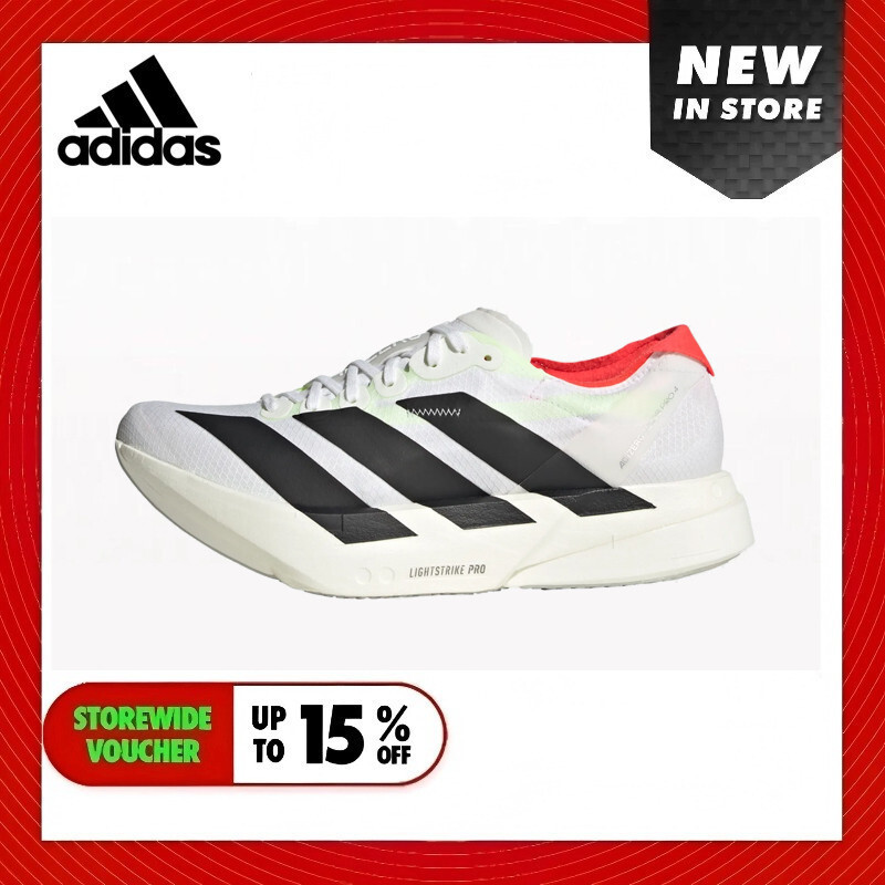 ORI Adidas Adizero Adios Pro 4 Low Cut Running Shoes Unisex Puti Itim ...