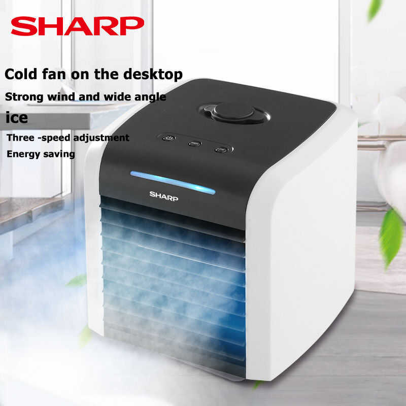 Sharp Cooler Multifunction Mini USB Electric Cooling Fan Water Spray ...