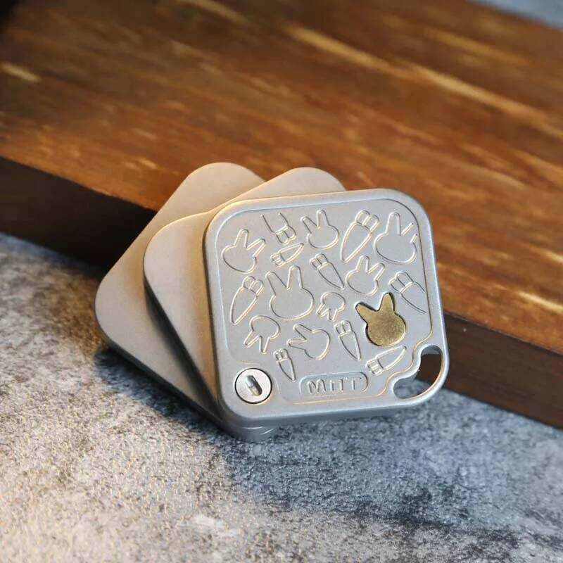 Angry Rabbit Triple-Layer EDC Magnetic Slider Side-Push Sensory Fidget ...