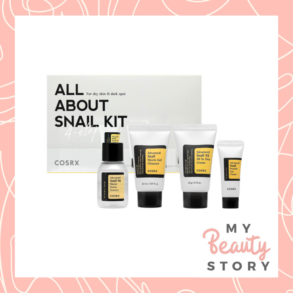 COSRX All About Snail Kit 4 Steps (Cleanser / Essence / Cream /Eye ...