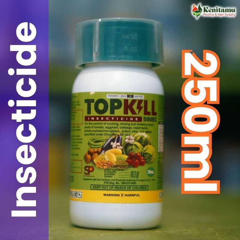 Topkill 500 EC 250 Ml Insecticide For Vegetables/Crops, Controls Aphids ...