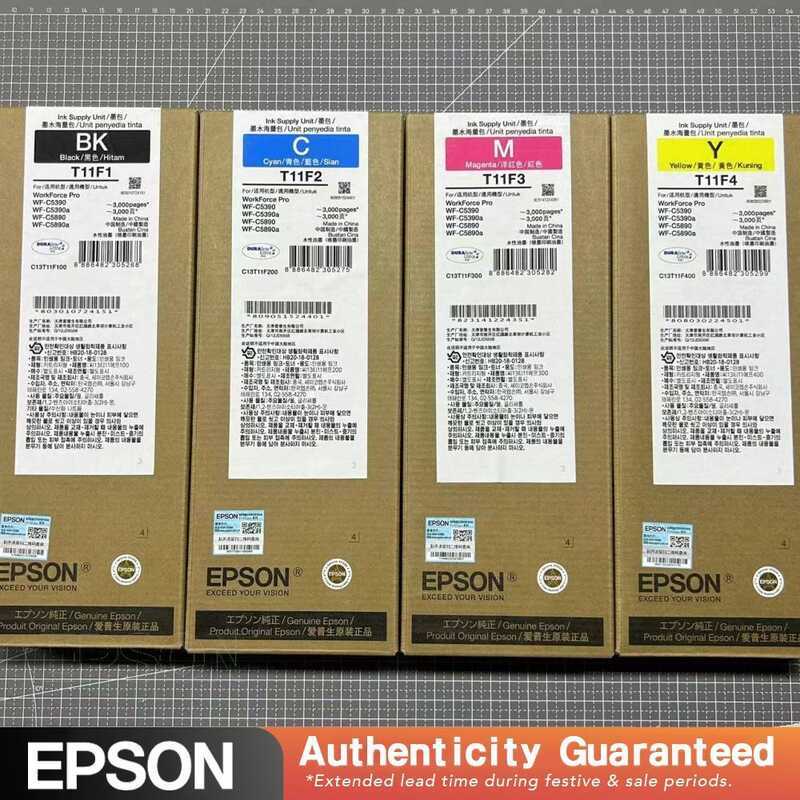 Epson T11F T11F1 T11F2 T11F3 T11F4 Pigment Ink Bag With Chip For Epson ...