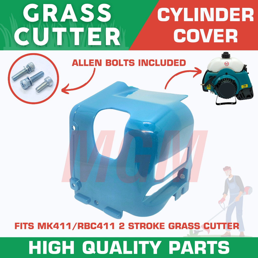 MK411 RBC411 Cylinder Cover Fits MK411 Fujihama Grass Cutter 2 Stroke ...
