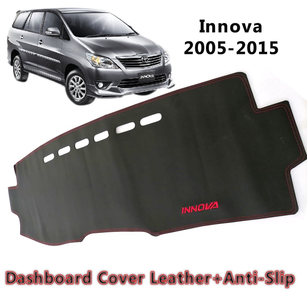 Toyota Innova 2005-2015 Dashboard Cover Heavy Duty with Red Logo Anti ...