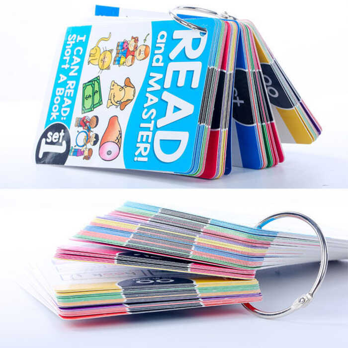 E4 107 Groups Set Read And Master English Phonics Flash Cards Children ...