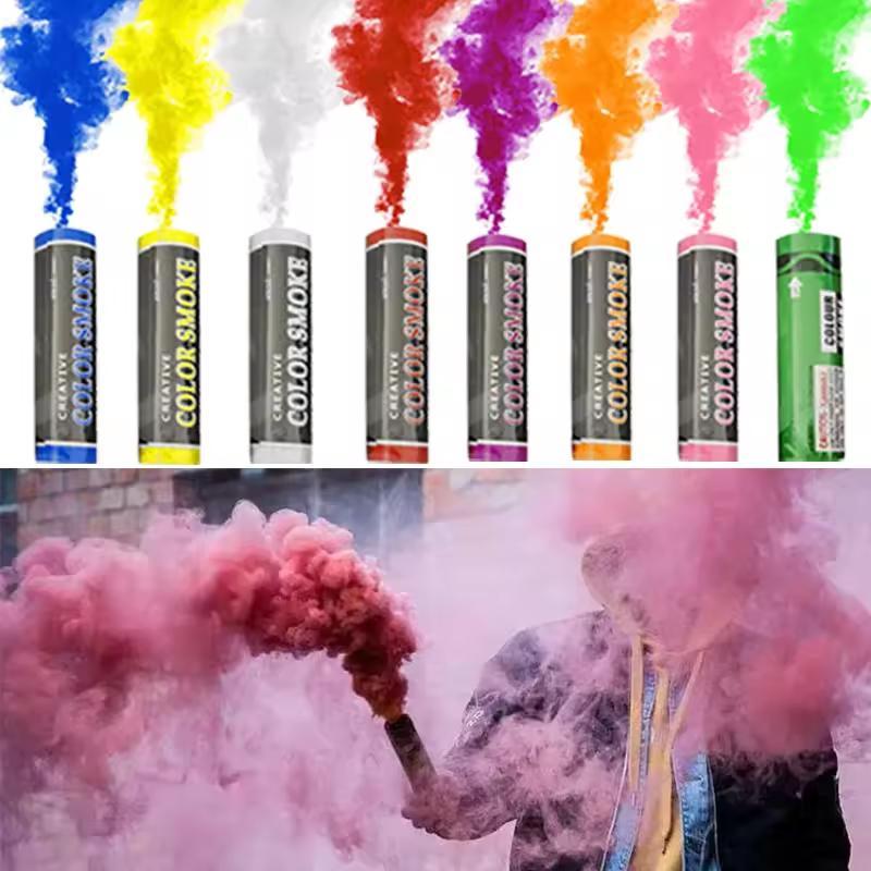 Push Button Start Gender Reveal Smoke Powder Props Party Decoration ...
