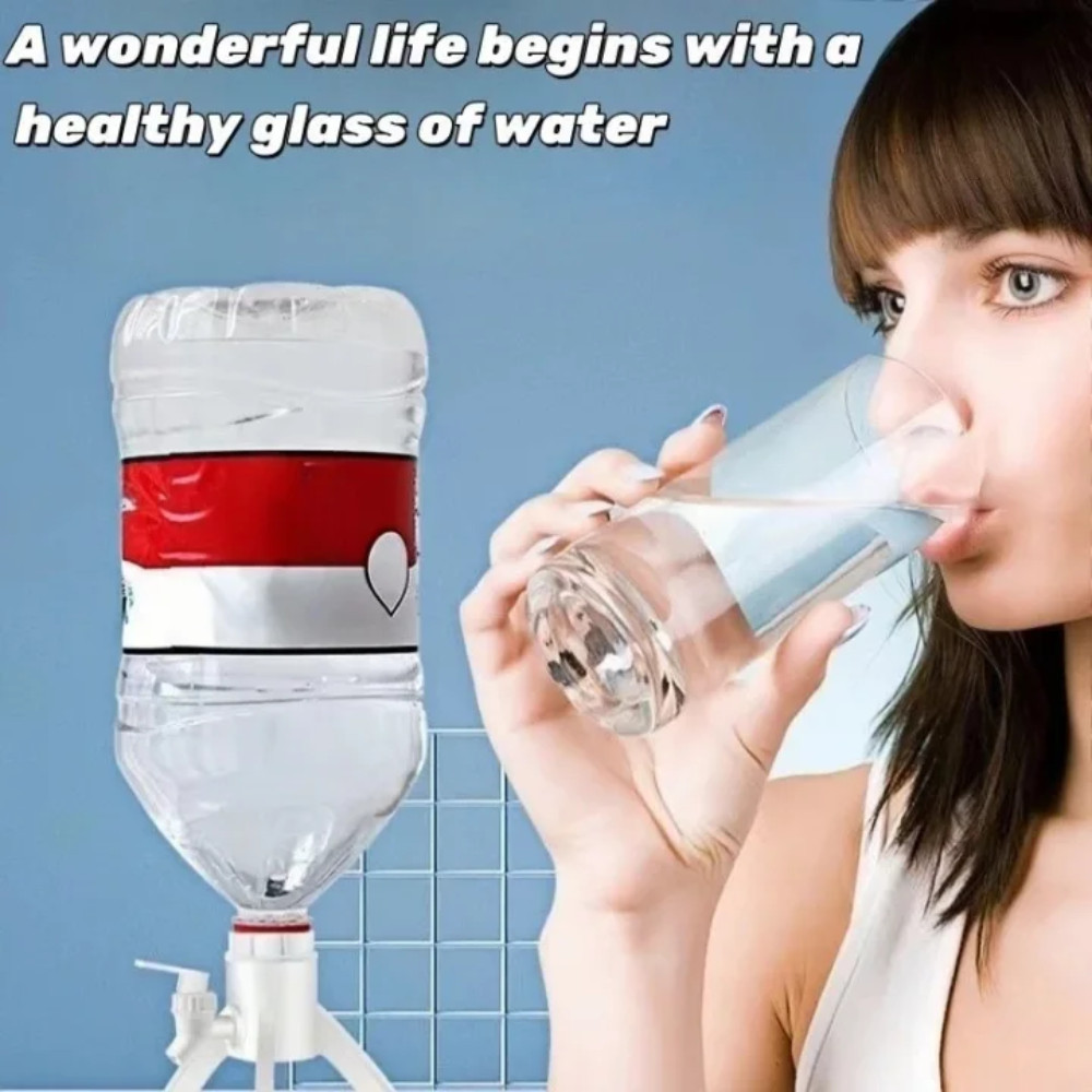 Water Bottle Faucet water dispenser bottle mount no-drill wall bracket ...