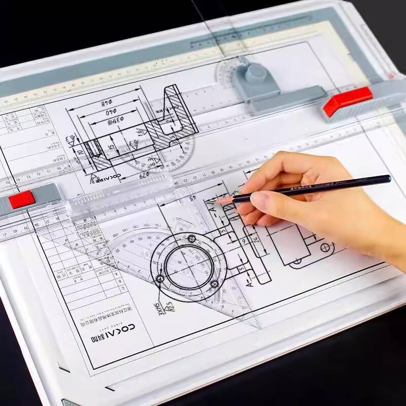 Kejia A3 Drawing Board with Scale for Architecture, Mechanical, Civil ...