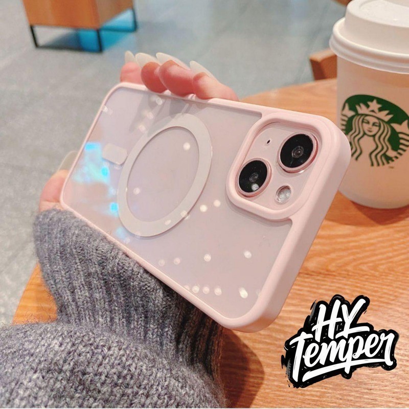 Macaroon Clear MAGNETIC Hard Case Phone Case For IPhone 11 13 XR 17 Pro ...