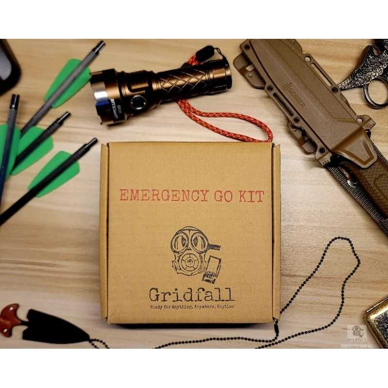 Gridfall Emergency Go Kit Tactical Survival First Aid Kit Camping ...