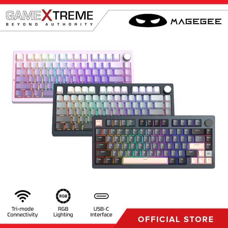 Magegee Light Key Tri Mode Layout Mechanical Keyboard E | Shopee ...