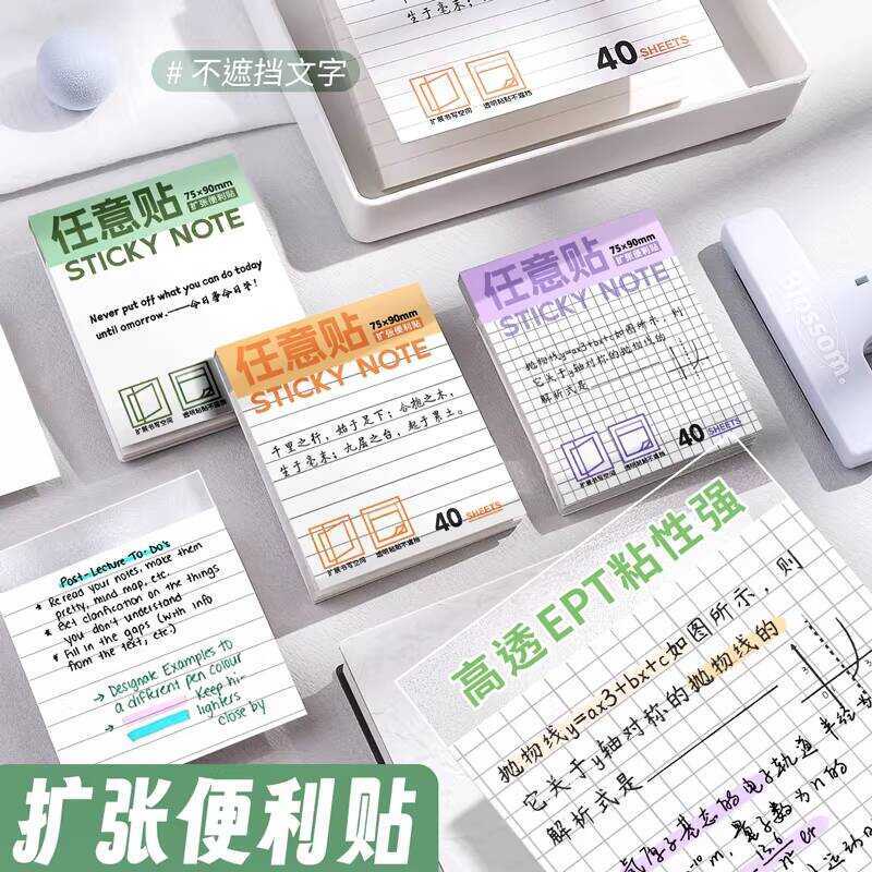 Expandable Notes, Transparent Foldable, Suitable Exam Preparation ...