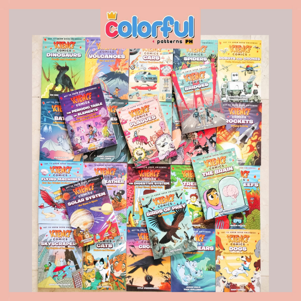 Science Comics 28 Full Color Comics for Kids (8-10 books per set ...