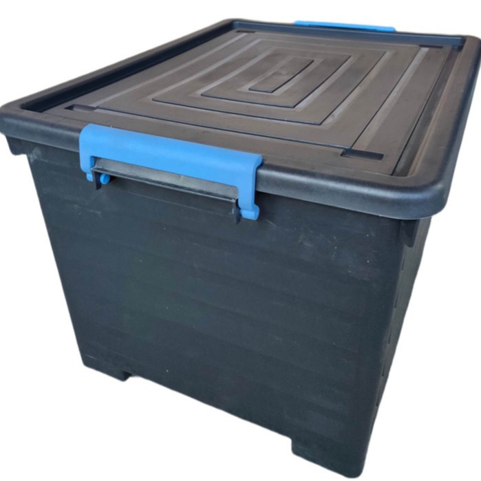 STORAGE BOX 65L [#058] HEAVY DUTY Storage Box with wheels. PEARLWAVE ...