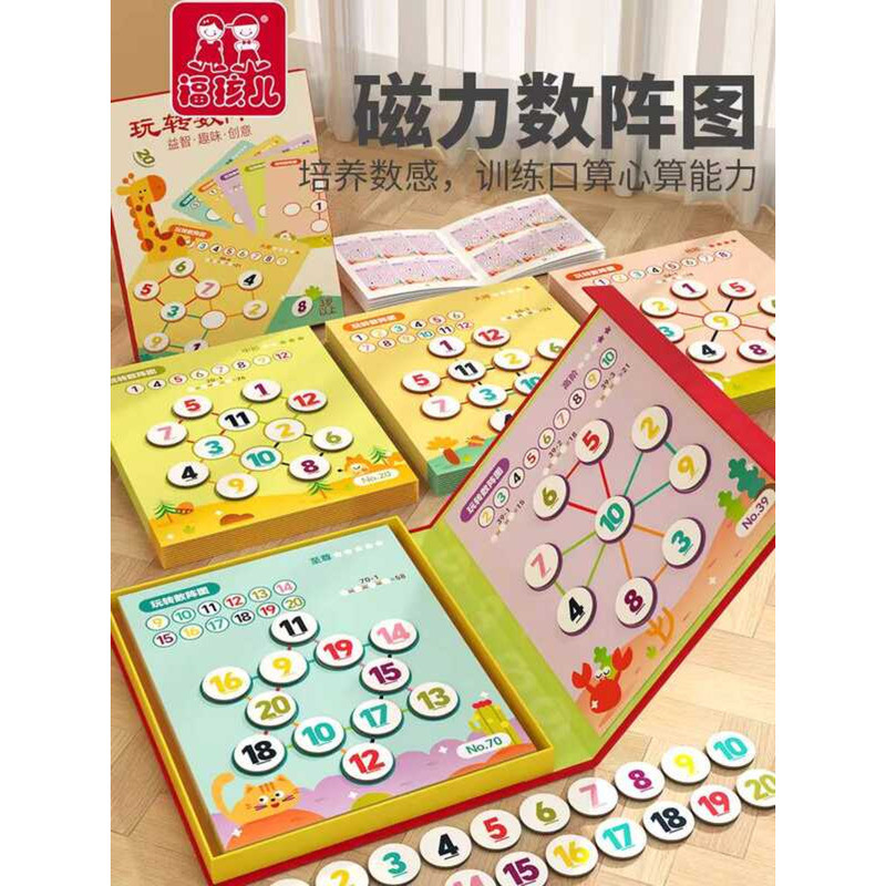 Number Array Puzzle Educational Toy Digital Game Math Logical Thinking ...