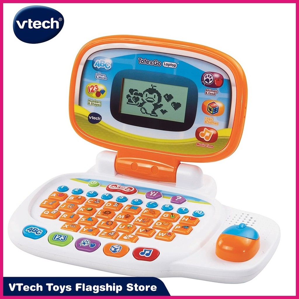 Vtech My Laptop (Tote & Go) Baby Toddler Toy - Orange | Shopee Philippines