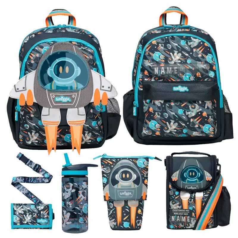 Australia Smiggle Astronaut Rocket Children's Backpack Student Large ...