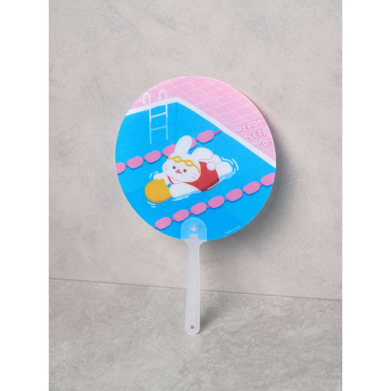 Round Handle Portable Wearable Swimming Pool Outdoor Water Activity Fan ...