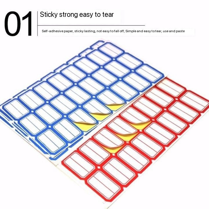 Self-Adhesive Label Stickers Durable Waterproof Paper for Office ...