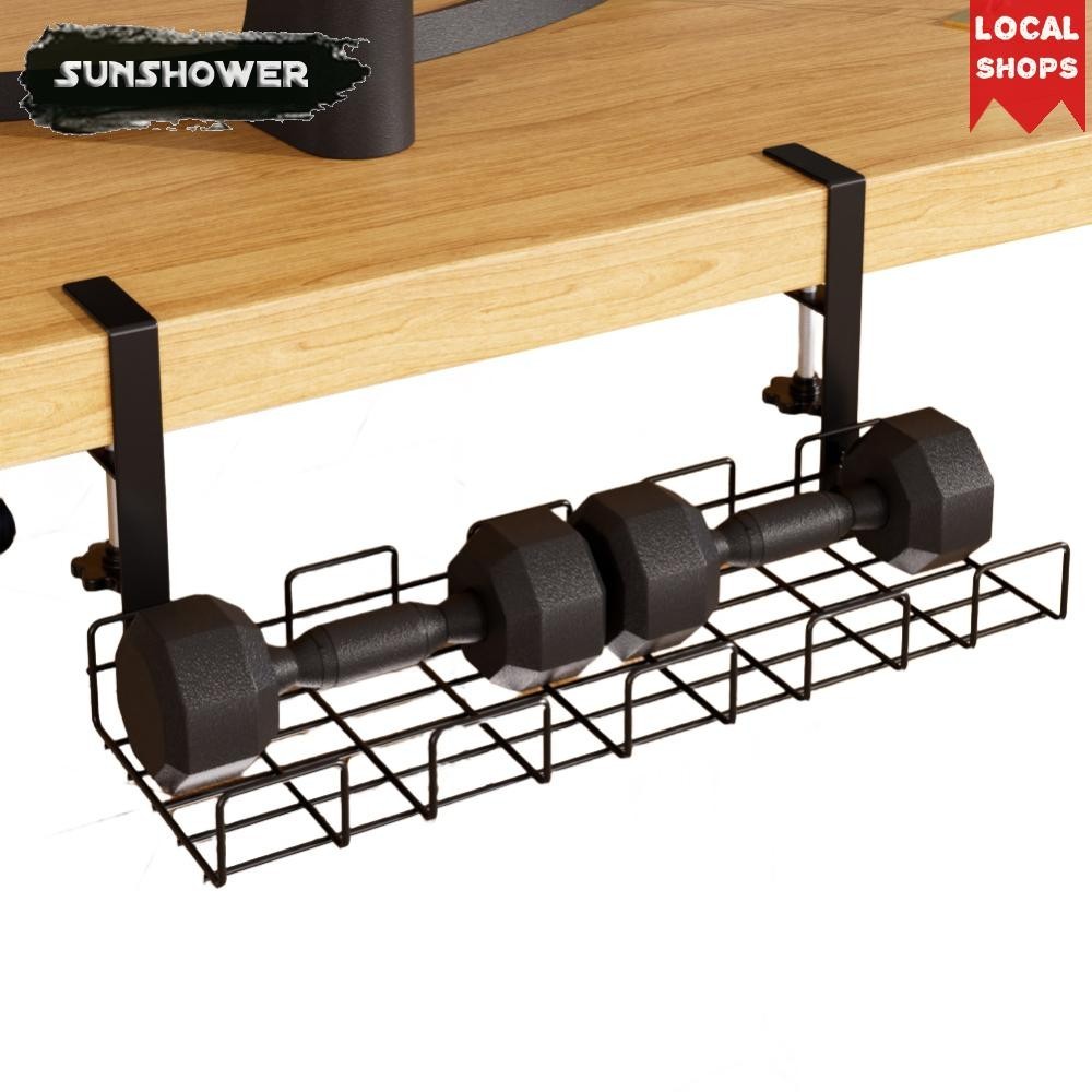 Under Table Storage Rack Cable Management Tray Wire Organizer Desktop ...