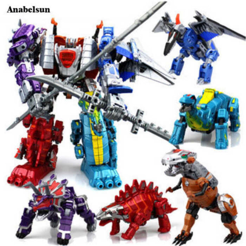 Anabelsun UDRC 5 In 1 Action Figure Transformation Robot Children Toys ...