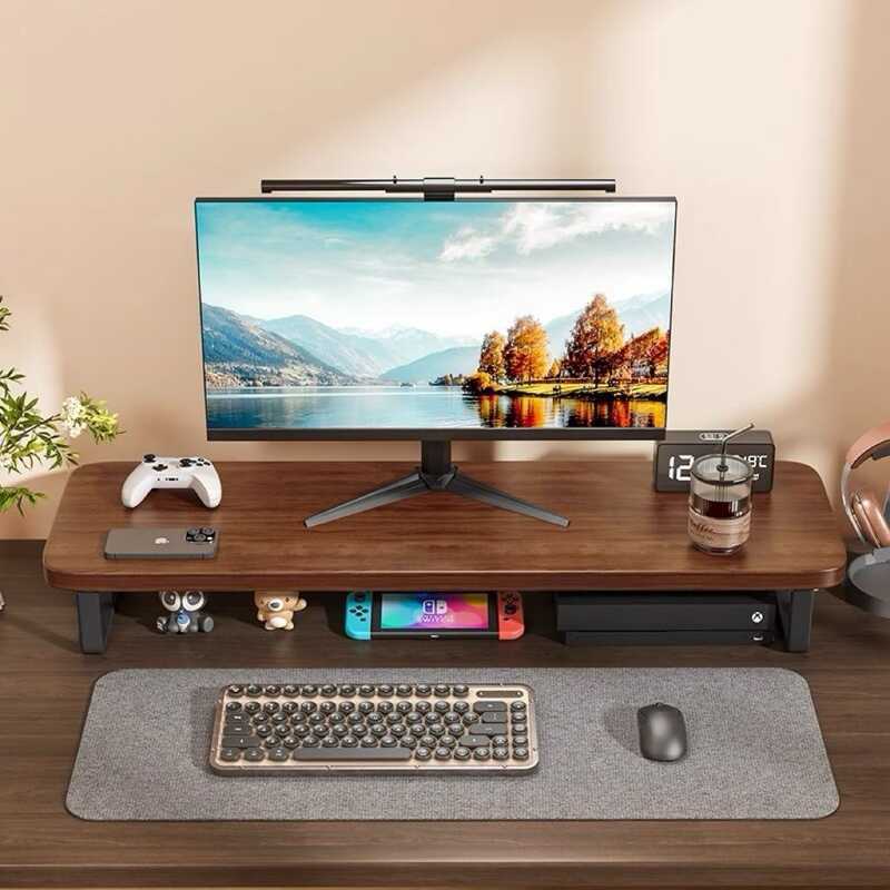 Computer Rack Display Elevated Rack Gaming Desktop Rack Storage Handy ...