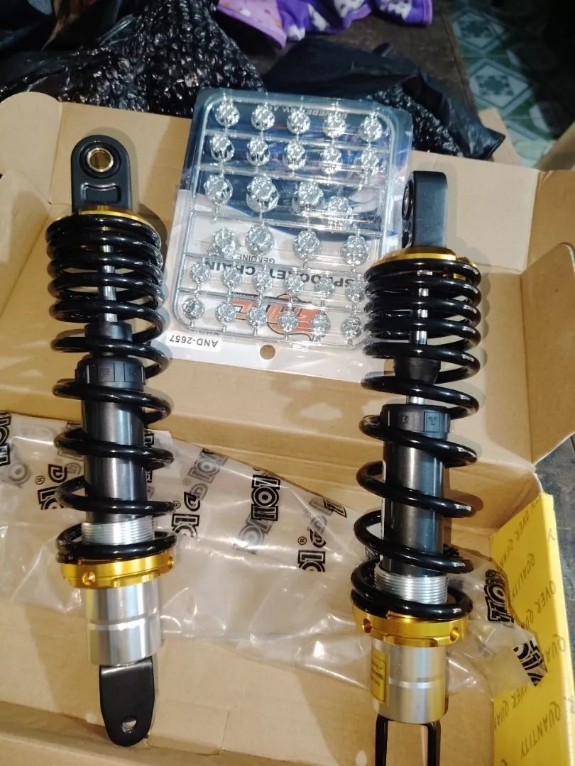 REAR SHOCK NMAX AEROX ADJUSTABLE 1101@ 270MM TO 330MM Free Sticker FOR ...