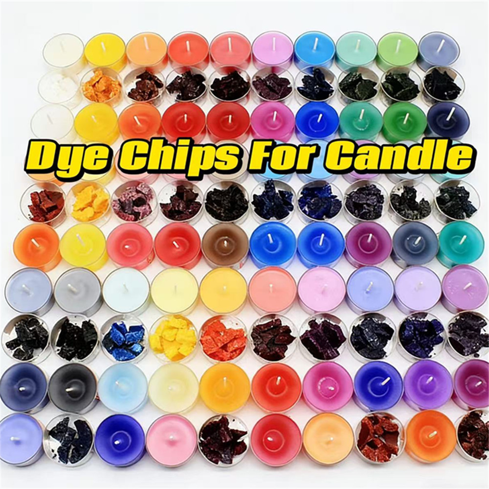 10 Color Candle Dye Chips Flakes Candle Wax Dye For Paraffin | Candle ...