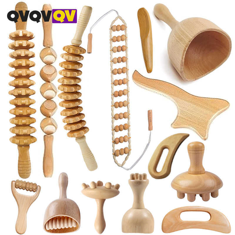 Wood Therapy Tools Body Shaping,Anti Cellulite Lymphatic Drainage ...