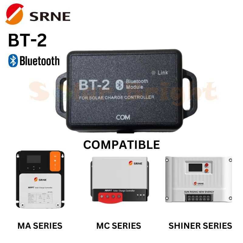 SRNE External Bluetooth Module Bt-2 MPPT Solar Charge Controller For MA ...