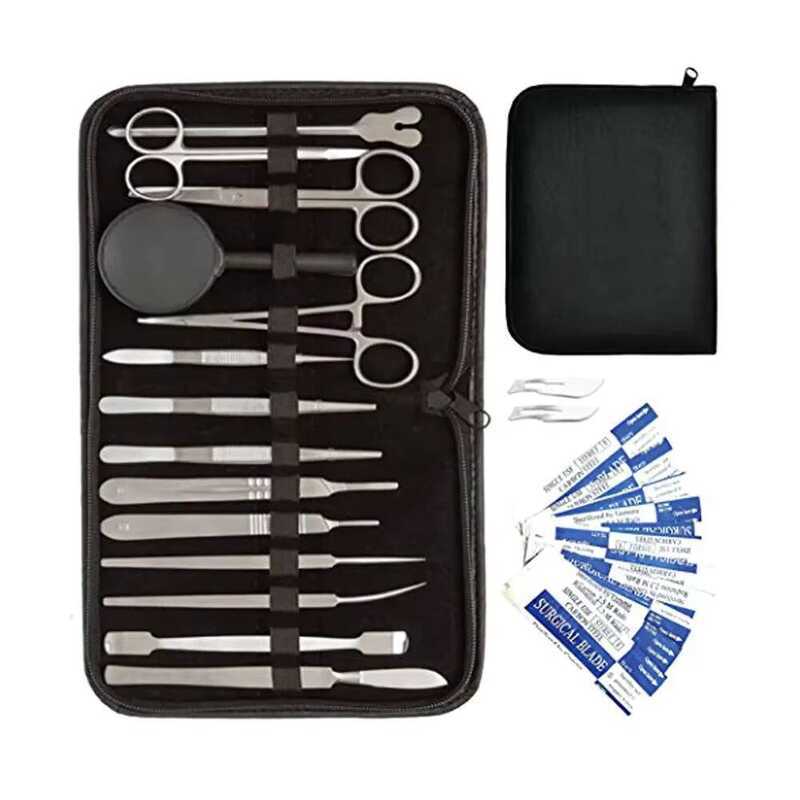 Veterinary Student Dissection Kit Stainless Steel Surgical Instruments ...