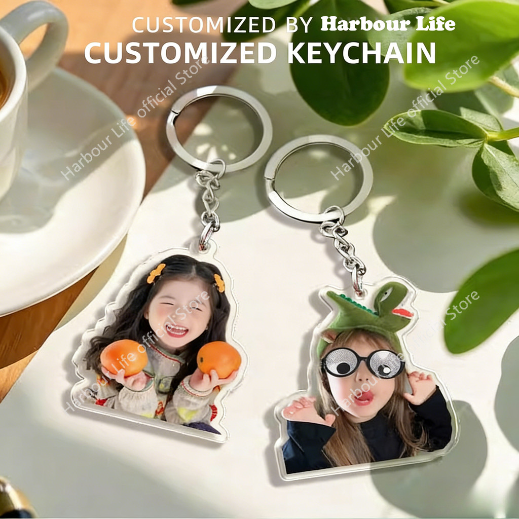Customized Keychain Personalized Acrylic Keychain Custom DIY Your Photo ...
