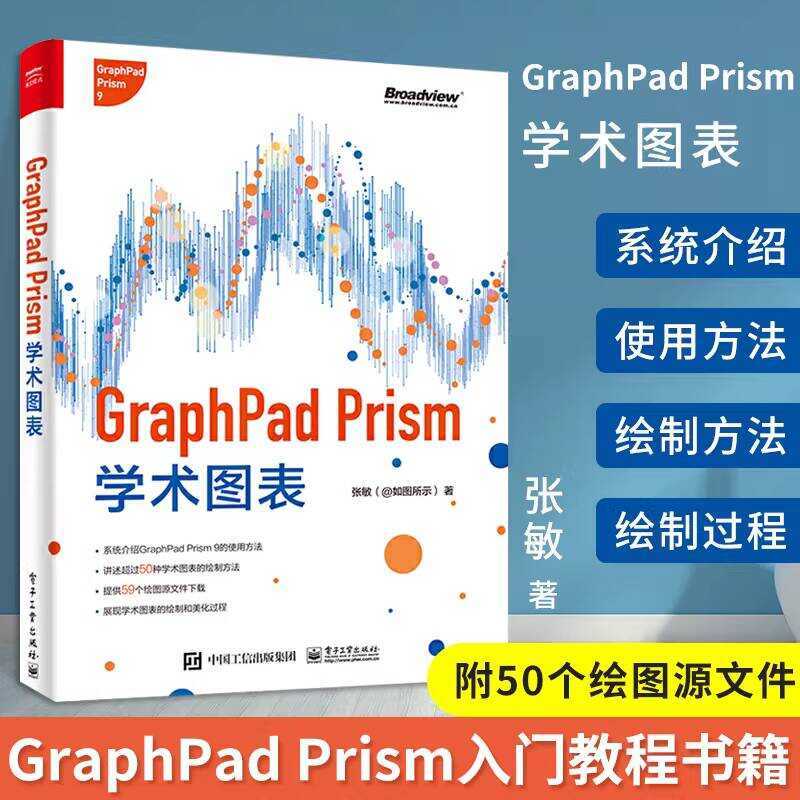 Genuine Free Shipping Full Color Beginner Tutorial Book GraphPad Prism ...